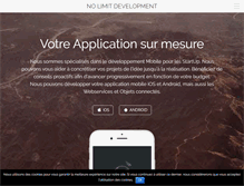 Tablet Screenshot of nolimitdevelopment.com